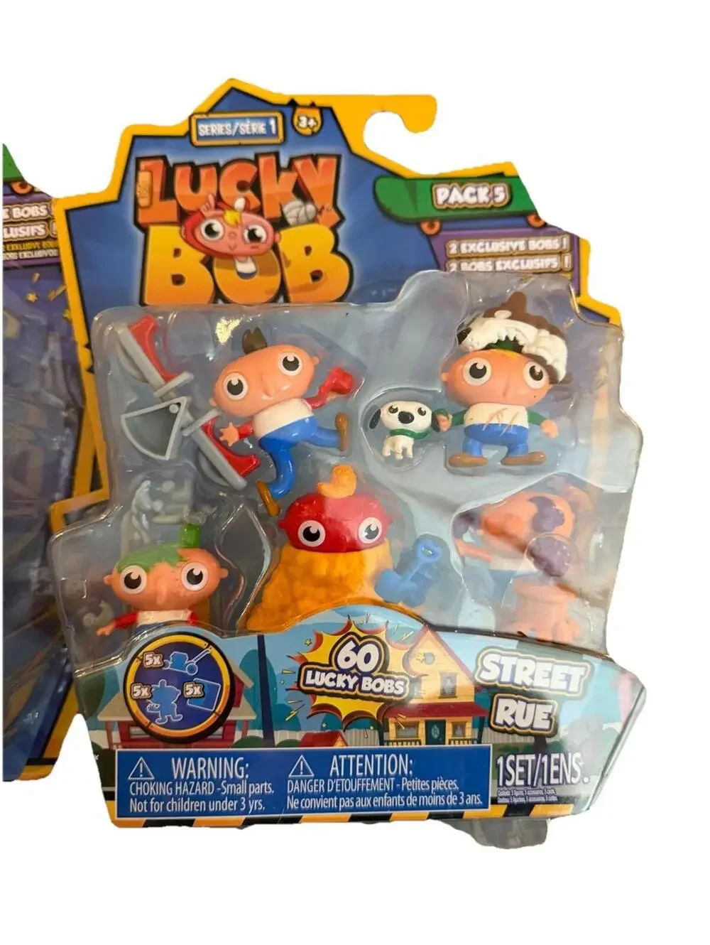 Lucky Bob 5 Figures Assortment Series 1 / Lot Of 4 - Gym Street Home Supermarket